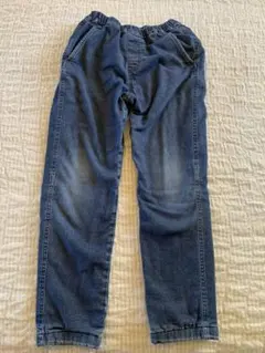 140⭐︎暖パン　デニム　ウエストゴム パンツ