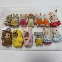 シルバニアファミリー 着ぐるみ 赤ちゃん まとめ売り セット 人形