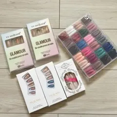 多色ネイルチップセット