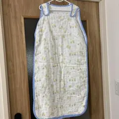 ガーゼ　スリーパー  クマ・ウサギ柄