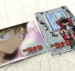 コナン ミニクリアファイル コナン 新一 蘭