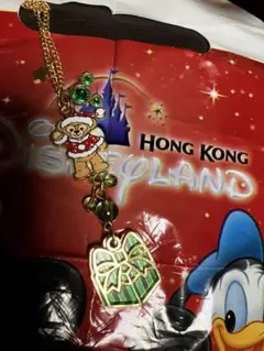 香港ディズニー限定！ダッフィー♡クリスマス キーホルダー