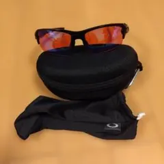 Oakley スポーツサングラス ブラック/オレンジ