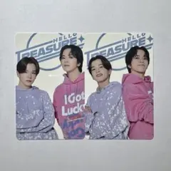 treasure トレカ Hello ポップアップ 特典 アサヒ ジェヒョク