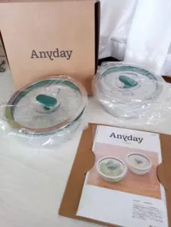 Anyday シースルー 16cm 2個セット グリーン - メルカリ