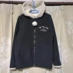 防風パーカー　アウター　ボア　130 〜140