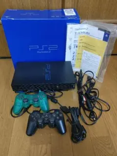 PlayStation 2 本体 コントローラー 箱 付属品 付き ジャンク扱い