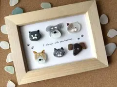 シーグラスアート ミニチュアダックス 犬 - メルカリ
