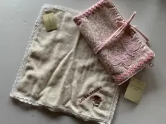 ローラアシュレイ　ジュエリーラップ　タオルハンカチ