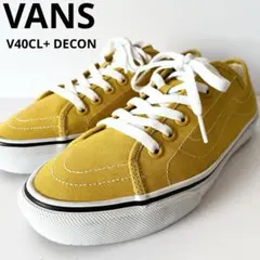 VANS V40CL+ DECON ヴァンズ バンズ 25.5㎝ イエロー