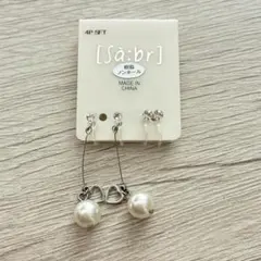 樹脂ノンホール　イヤリング　結婚式　パーティー