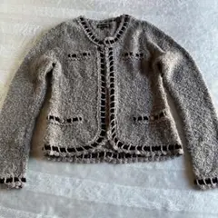 【MISCH MASCH】ジャケット風ニットカーディガン