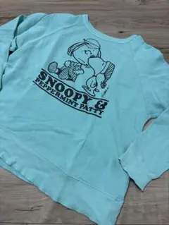 DENIMDUNGAREEスヌーピー ペパーミントパティ トレーナー