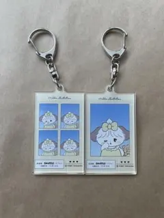 リルアラモード 証明写真風　アクリルキーホルダー スフレ　mikko