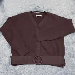 【ブラウン】カーディガン