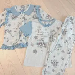 アナと雪の女王　パジャマセット　110 長袖半袖