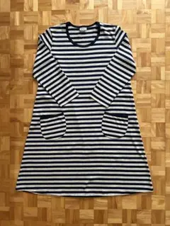 marimekko Tasaraita/Jarilla ネイビー×オートミール