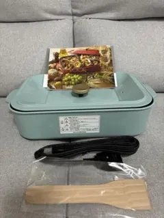 BRUNO ブルーノ コンパクトホットプレートBOE119 水色 - メルカリ