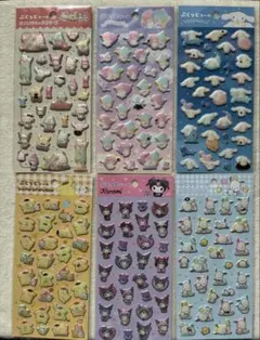 新品　品薄　サンリオ　ぷくっとシール　セット売り