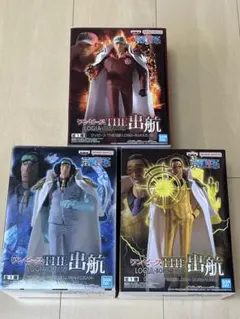 【新品未開封】ワンピースTHE出航　青雉&黄猿&赤犬　3体セット