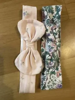 H&M & Disney 花柄リボンヘアバンドセット