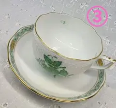 金彩綺麗】ヘレンド アポニーブルー モカカップ＆ソーサー 美品 - メルカリ