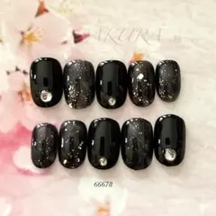ネイルチップ サブ 黒