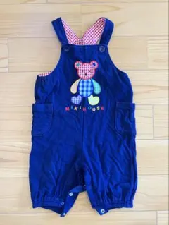 MIKIHOUSE ミキハウス オーバーオール ネイビー M