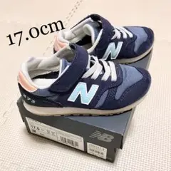 New Balance 373 ネイビー 17cm キッズ スニーカー