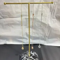 新品　未使用品　リング型ペンダントネックレスセット