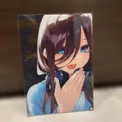 五等分の花嫁　中野三玖　A4サイズ複製原画アクリルボード