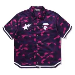 A BATHING APE Warm Up SS Shirt "Purple"のサムネイル