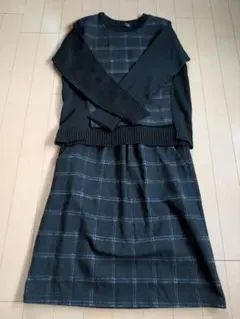 Heart island スカートセットアップ　ブラック