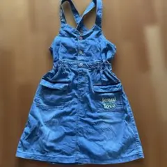 jenni デニムジャンバースカート