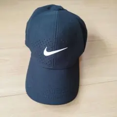 Nike 黒 通気性キャップ
