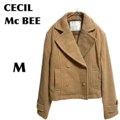 セシルマクビー/CECIL Mc BEE【M】ピーコート キャメル ショート丈のサムネイル