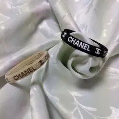 CHANELロゴ ノベルティ ヘアゴム 2個♪