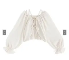 GRL リボンボレロ×キャミソールアンサンブル[pr55] ホワイト