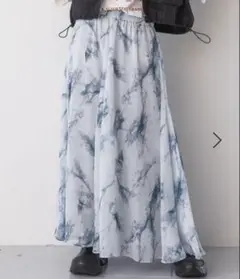 JEANASIS アートガラキリカエフレアスカート