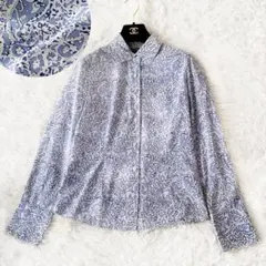 美品】Leilian コットンリネンボタニカルブラウス 長袖 11 現行 - メルカリ