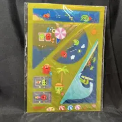 【新品未使用】非売品 ガチャピン ムック 定規セット