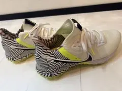 【美品/着用１回】NIKE ゴルフシューズ ホワイト イエローのサムネイル