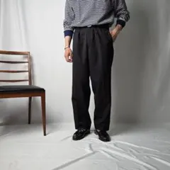 Cornier コルニエ ウールストライプワイドスラックス - メルカリ