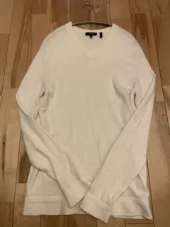 Theory Vネックニット S ホワイト