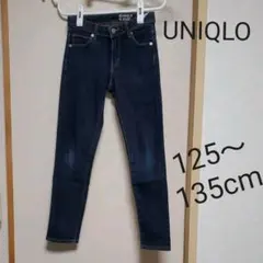 ユニクロデニム　130cm　男女兼用　スキニーパンツ　ズボン
