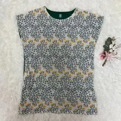 graniph グラニフ (F) Tシャツ ワンピース 総柄 花柄 ゆったり