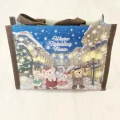 ディズニー　ダッフィー＆フレンズ　ウィンター　ミニトート　スーベニア
