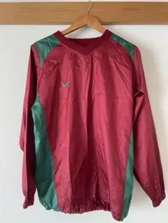 Nike ナイロンジャケット L 赤/緑