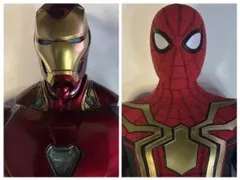 ホットトイズ　アイアンマンマーク50 欠品あり　スパイダーマン　欠品あり箱無しのサムネイル