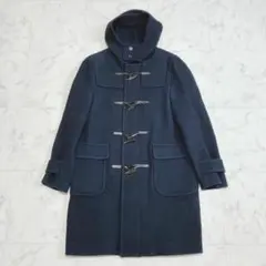 ESTNATION　エストネーション カシミヤ混　ダッフルコート　ネイビー L